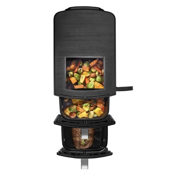 Gourmia 11-QT. Dual Basket Air Fryer with Smart Finish & 4-Layer Cooking NEW - Picture 9 of 12